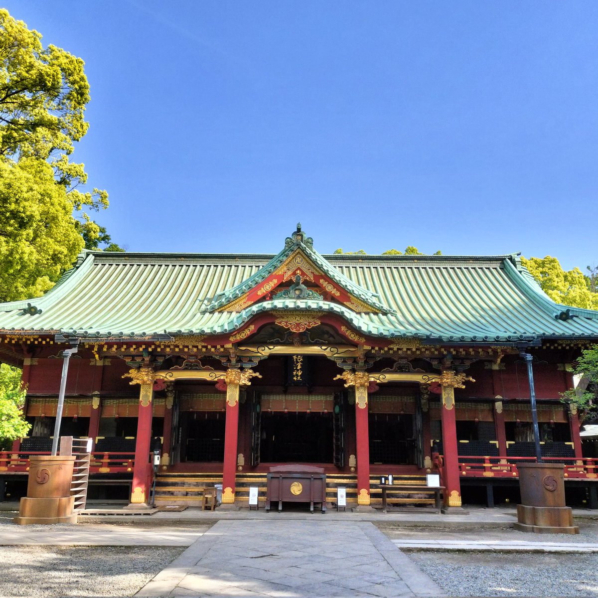 風薫る青空。
#イマソラ
#根津神社