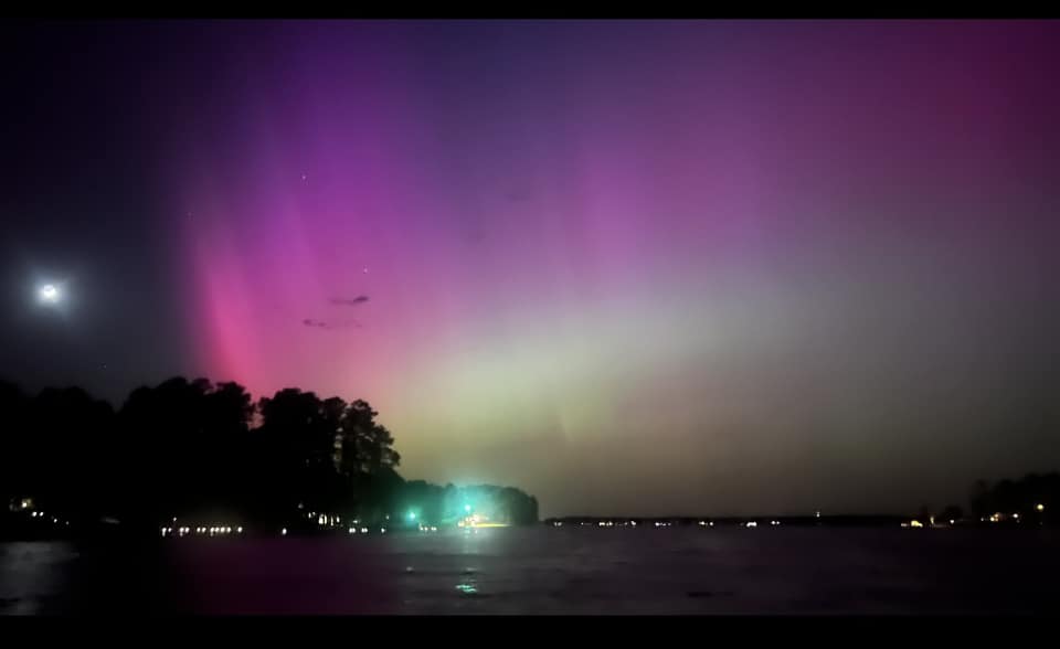 Incredible! View from Lake Murray tonight courtesy of Angie Ferqueron Davis.