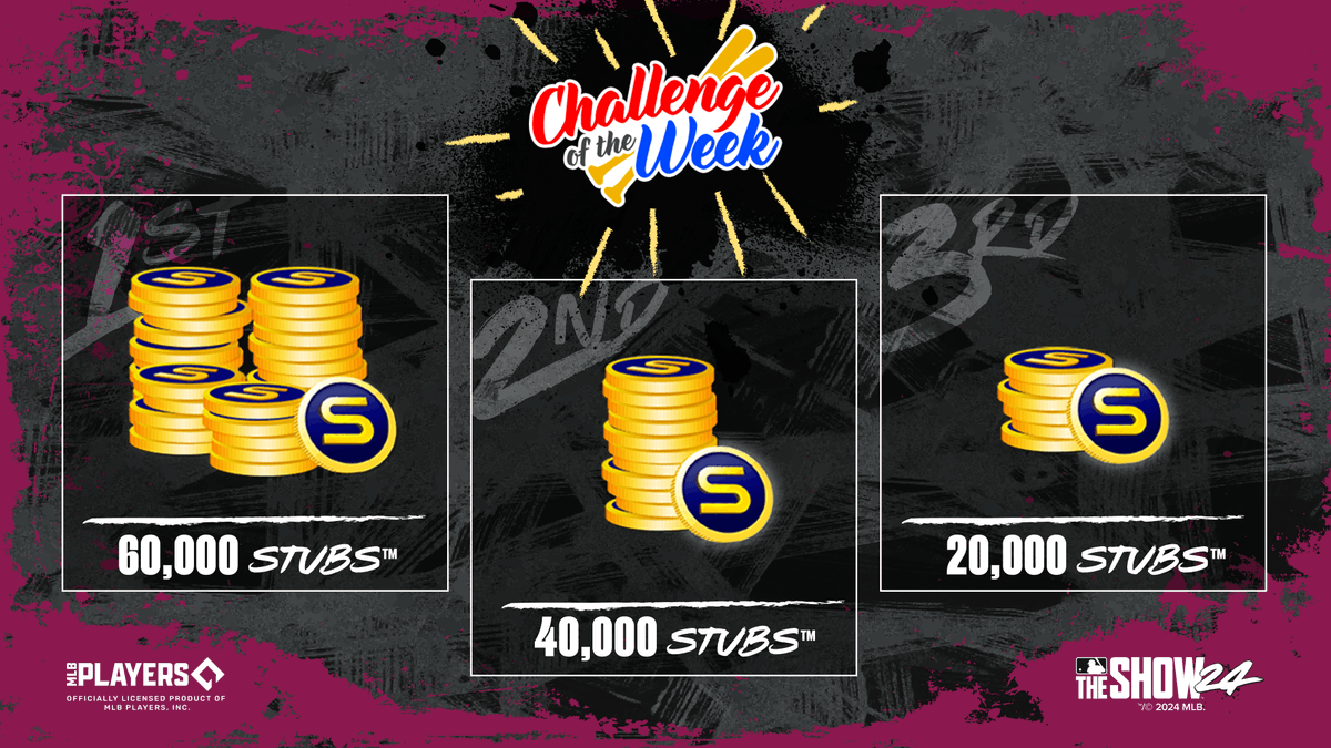 A new Challenge of the Week is here! Climb up the ladder to win one of these prizes! #MLBTheShow