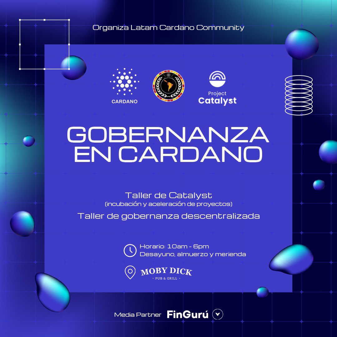 Are you seeing this? In a few hours, we'll see each other at this mega #Cardano event in Argentina! 🚀 What better way to spend a Saturday than with the Cardano Fam, learning a lot, and having a few drinks?🔥