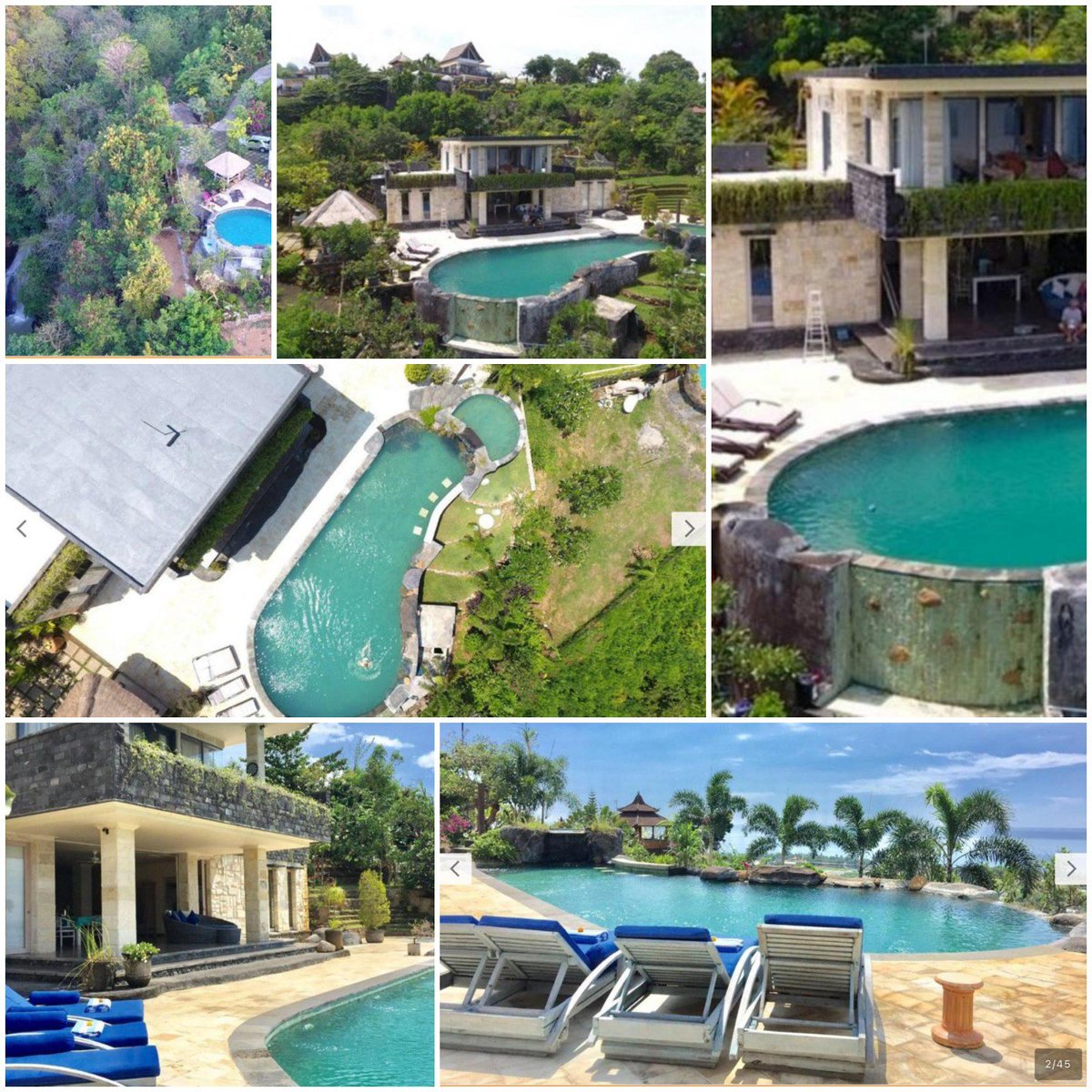 Villa di #Bali 🏩🏞
LT:2600 m2 LB: 150
Luas: 
-bertingkat L1: 220,45m2
  L2: 109,67 m2 
- kolam renang: 99m2
Sertifikat SHM IMB, 5 kamar, 5 kamar mandi. Privé tangga ke air terjun (#waterfall) sing sing.
📲 +62 856-9400-0210 (Arry)
#tripadvisor #australia #Villas #sydneyaustralia