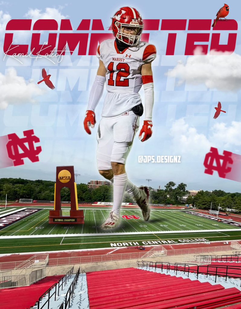 I'm excited to announce my commitment to the North Central!! Thank you to everyone who has been by my side up to this point. On to the next🚪 @football_ncc @CoachSpence_NCC @CoachStuedemann @CoachDierking @Kalus_Murphy @CoachELogan