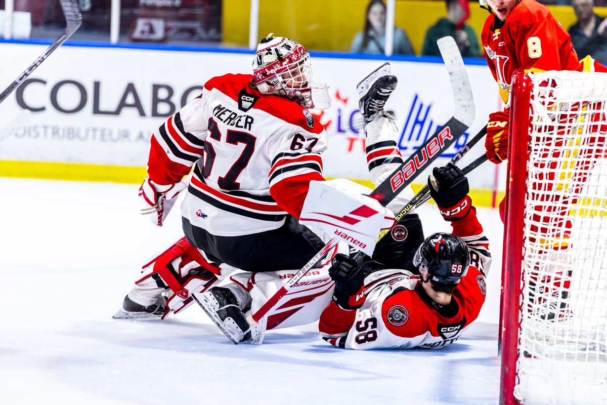 Three periods aren’t enough. The game between the @VoltigeursDRU and @DrakkarBAC is heading to OT tied at 0-0! #QPlayoffs | 📊 chl.ca/lhjmq/en/gamec…