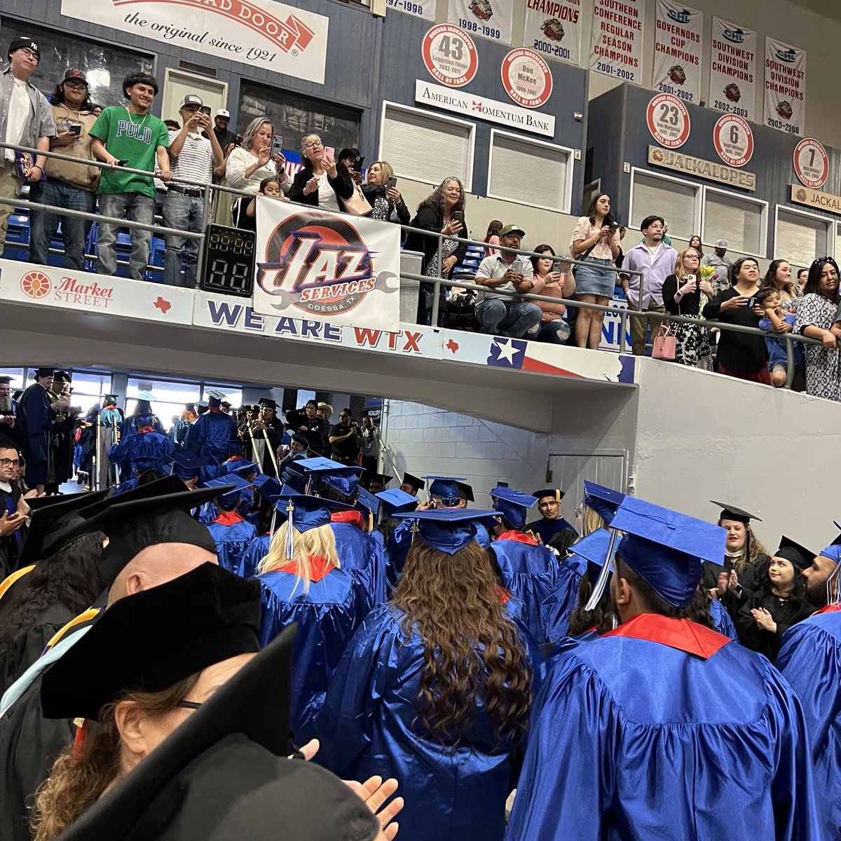 A great first @OdessaCollege graduation is in the books for 2024. 

The best part is seeing the support for graduates. It truly takes a village! 

#PositivelyOC