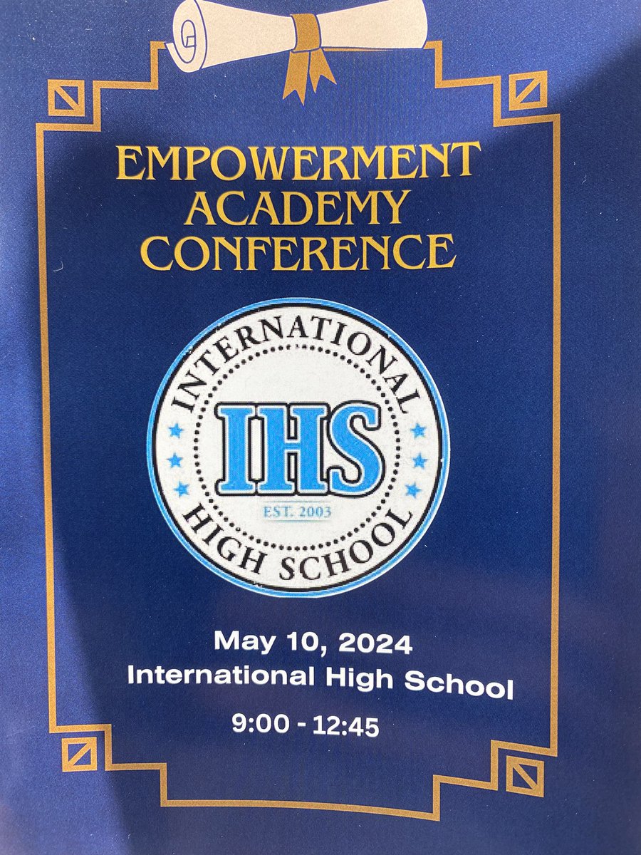 Today the first annual Empowerment Academy was held at our International High School. A 100% student led conference and the kids did a great job. @AISDMultilingue @InternationalHS @ToronWooldridge I can’t wait to see where they take this!