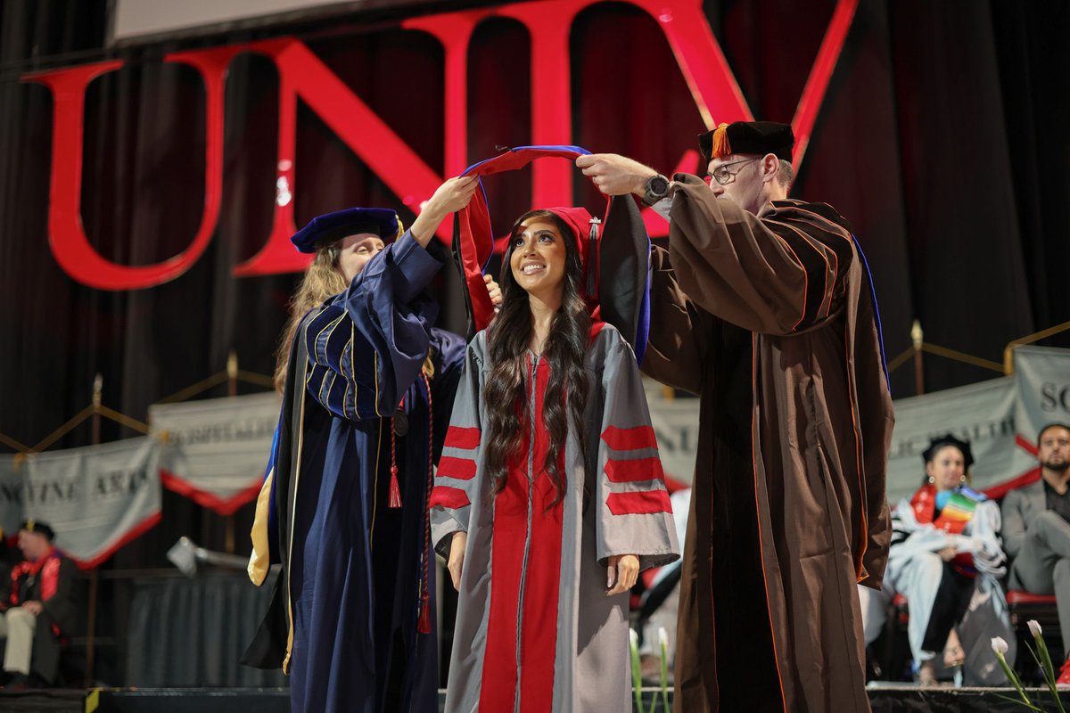 Party like it's graduation night! Congratulations to all of our masters and doctoral graduates! 🎓 #UNLVGrad