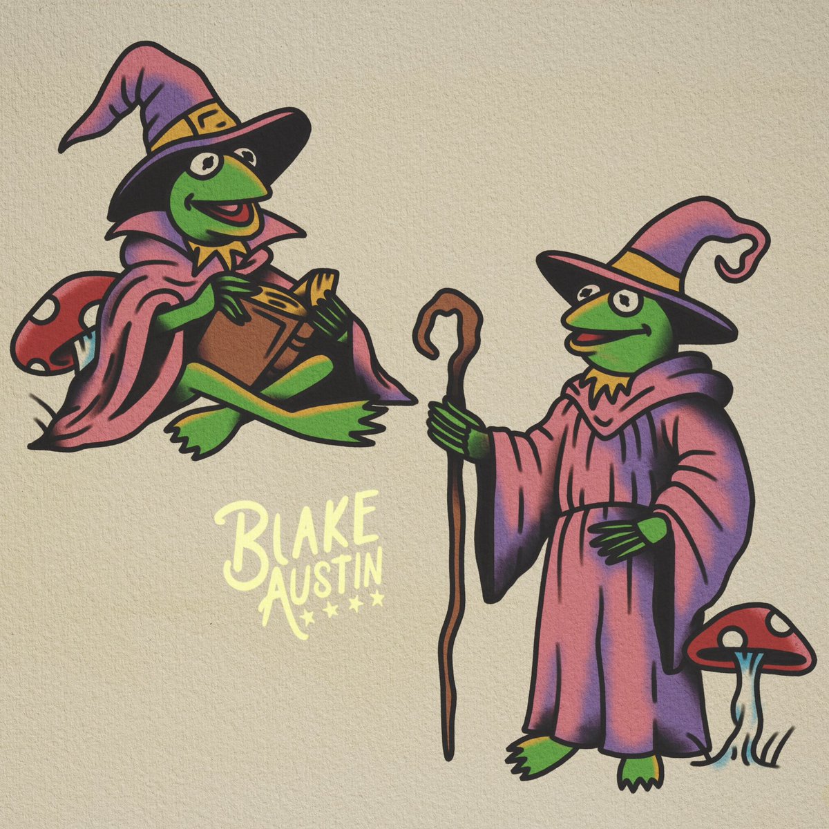 blakeaustinink's tweet photo. Wizard Kermies 🐸 Available. DM to book! https://t.co/KZsSLxThOi
