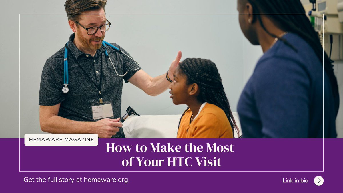 Hemophilia treatment centers help people with rare bleeding disorders live significantly healthier lives. Here’s how you can maximize the benefits of each appointment. Read more: bit.ly/3JVlTwL