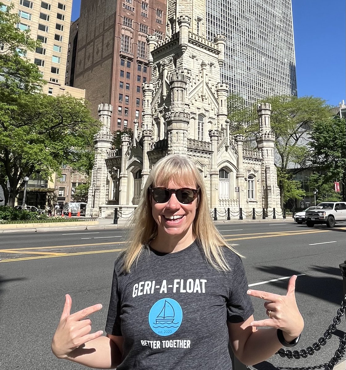 LeeLindquistMD's tweet image. Who’s aging well like our Water Tower??? One more day of great sessions #AGS24…then onto Chicago for #AGS25Chi !!Who’s excited? @NMGeriatrics⁩ @AmerGeriatrics⁩ #GeriAfloat