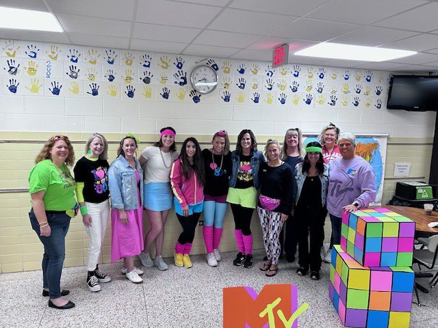 Feeling the 80’s fun today … and feeling the love all week for Teacher Appreciation! 🩷 We have such a beautiful school community <a href="/ghapspeach/">GHAPS-Peach Plains</a> #funfriday <a href="/ghschools/">GHAPS</a>