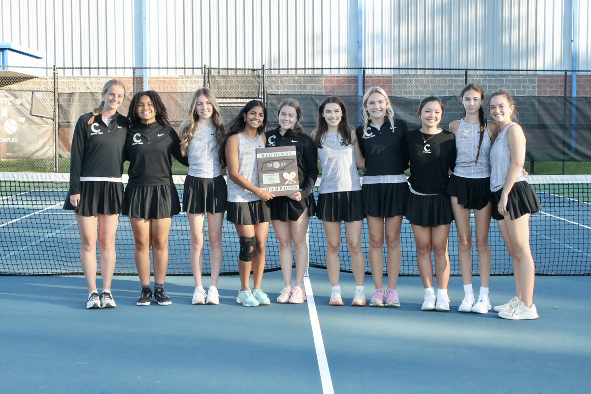 CMS Tiger Tennis (@cmstigertennis) on Twitter photo Tiger girls are the REGION CHAMPS! 🏆
The team heads to sectionals vs Brentwood High School next week!
#onewinfromstate #roar
<a href="/CMagTigers/">Central Magnet Athletics</a> <a href="/cecil_joyce/">Cecil Joyce</a> <a href="/MainStreetPreps/">Main Street Preps</a> <a href="/dnj_sports/">dnj_sports</a> Tiger girls are the REGION CHAMPS! 🏆
The team heads to sectionals vs Brentwood High School next week!
#onewinfromstate #roar
<a href="/CMagTigers/">Central Magnet Athletics</a> <a href="/cecil_joyce/">Cecil Joyce</a> <a href="/MainStreetPreps/">Main Street Preps</a> <a href="/dnj_sports/">dnj_sports</a>