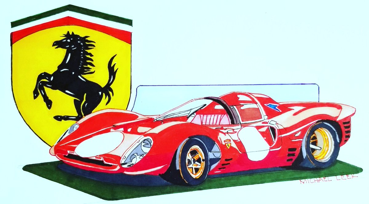 #FerrariFriday #mnartists #drawingcars