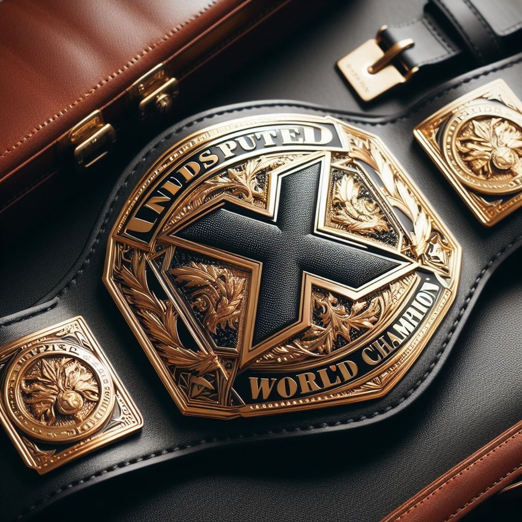 A petición de nuestro campeón el diseño del cinturón dejará de llamar Undisputed Twitter World Champion y Les presento el Nuevo Undisputed X World Championship.