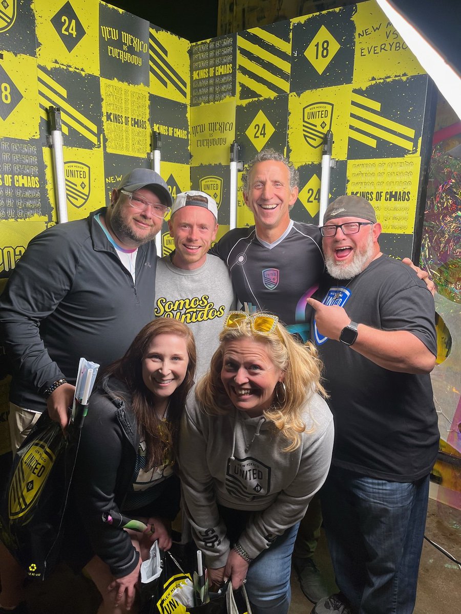 I won't lie this is probably the best @NewMexicoUTD meow wolf event yet. @PT4747 @danielrbruce thanks for all you do. We were so close to getting the trifecta this year... @rpatelusa I will get you in this picture next year!