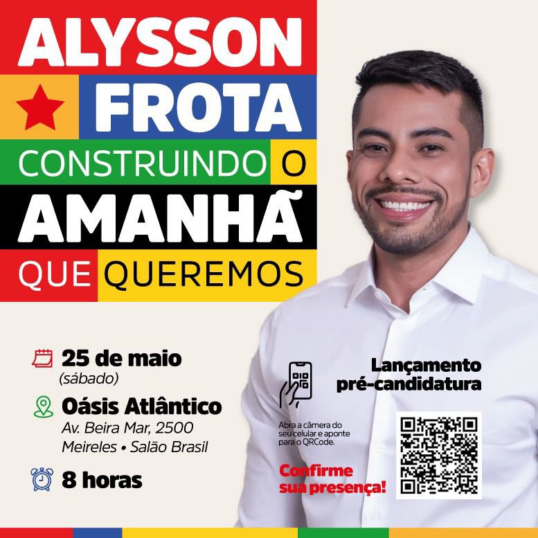 AlyssonFrota's tweet photo. ESPERAMOS POR VOCÊ DIA 25!!!Confirme sua presença!!!
https://t.co/zBAoo0moGY https://t.co/zj9Y4OVrLa