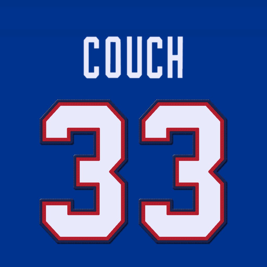 Buffalo Bills DB Te'Cory Couch (@CouchTecory) is wearing number 33. Last assigned to Siran Neal. #BillsMafia