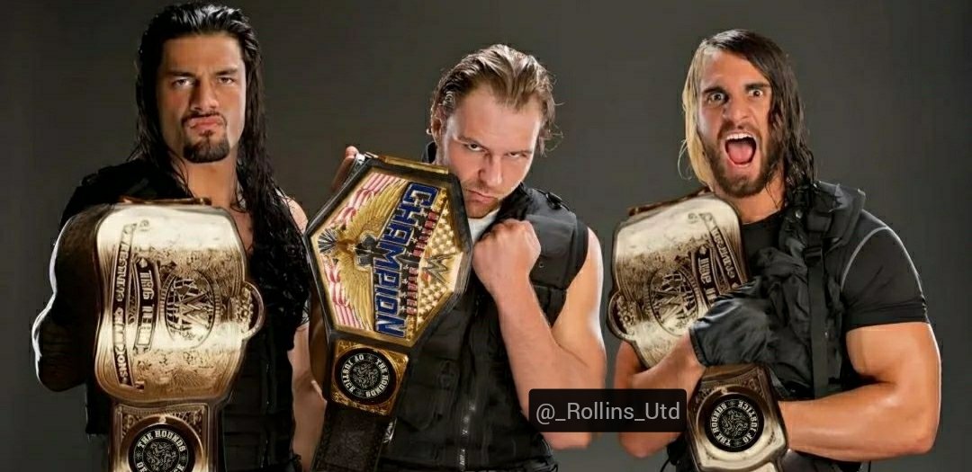 The Shield with the Brand New WWE Tag Team and United States Championships 🏆🔥🔝