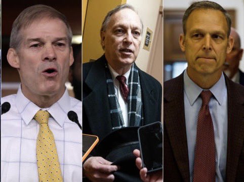 If Steve Bannon and Peter Navarro are going to prison for dodging Congressional subpoenas, then Jim Jordan, Andy Biggs, and Scott Perry should be locked up for ignoring theirs too. Agree?