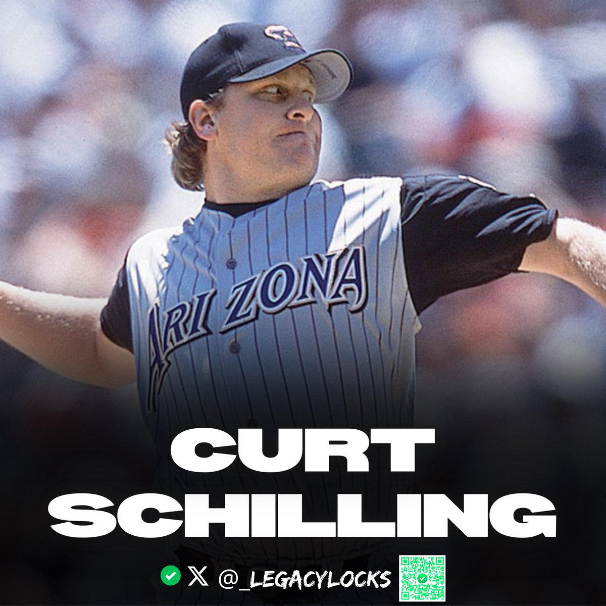 What’s the first word that comes to mind when you see Curt Shilling?