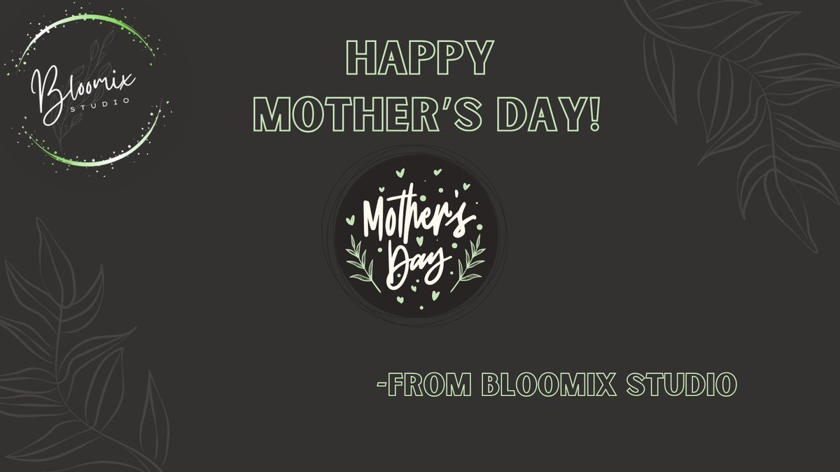 For the next three hours we are going to highlight a few of our Mothers from Bloomix who still find time to be a mom and streamer! Let's give them lots of love! 💙🌿