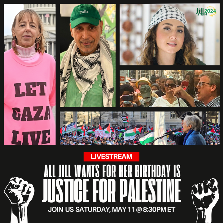 Please join me for a birthday livestream to stop genocide in Gaza! Guests include @codepink activist and author @medeabenjamin, Palestinian-American activist @JenanMatari, @busboysandpoets founder @andyshallal, @Columbia Prof. @anthonyzenkus and more who support our campaign for…