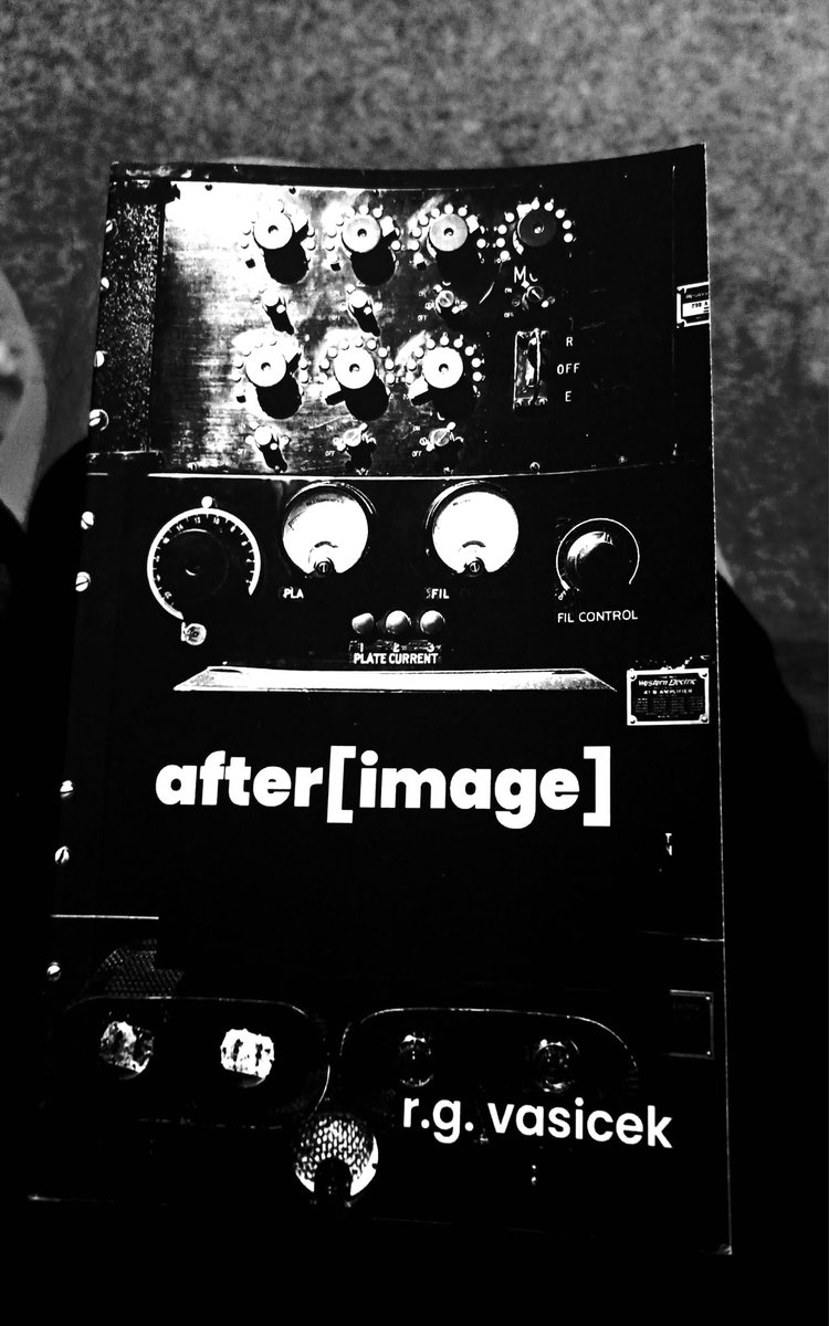 'after[image] is an intrusive thought born from a machine.' 'It is a tiny pocketbook that can be read on the toilet, on the subway, on the trams of Prague, slid into a back pocket.' -Zak Ferguson UK: amazon.co.uk/after-image-R-… US: amazon.com/after-image-R-…