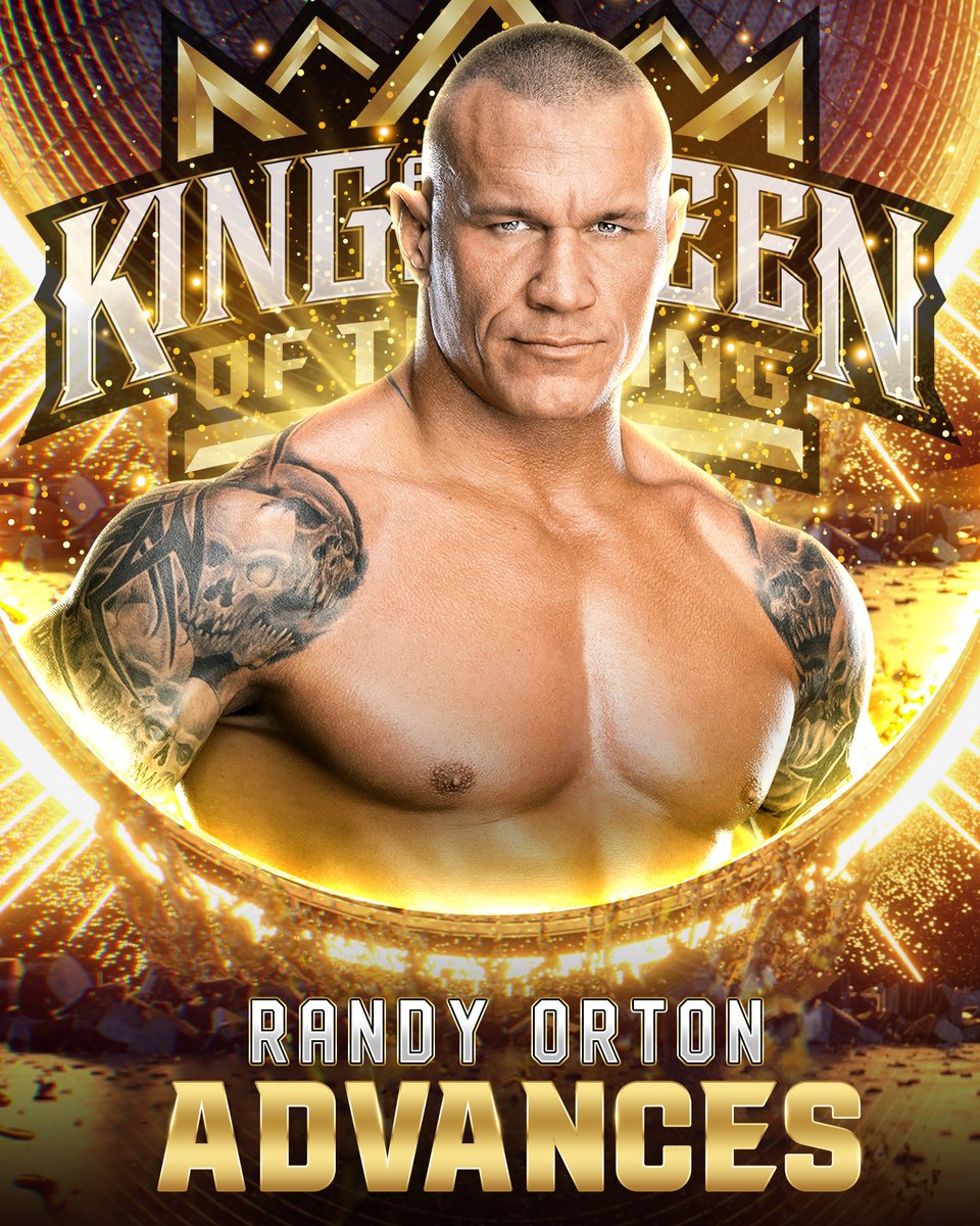 THE VIPER ADVANCES 🐍 @RandyOrton advances in the #WWEKingAndQueen Tournament! 👑 #SmackDown