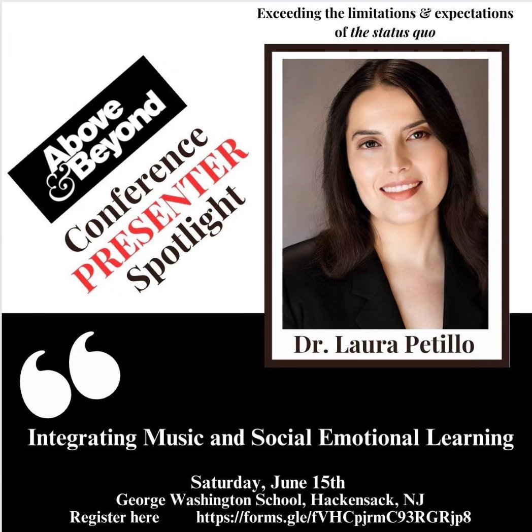 Laura Petillo, Ed.D. (@lauralovesbach) on Twitter photo Presenting "Integrating #MusicandSEL !" 🎹🎻💙 I hope our time will be informative+inspiring+helpful for educators from #elementary to #earlychildhood to #instrumentalmusic &more! Thank you <a href="/DrMariaP_Testa/">Maria Paradiso-Testa, Ed.D.</a> this conference! You truly go above & beyond! #hawksflytogether 🦅 Presenting "Integrating #MusicandSEL !" 🎹🎻💙 I hope our time will be informative+inspiring+helpful for educators from #elementary to #earlychildhood to #instrumentalmusic &more! Thank you <a href="/DrMariaP_Testa/">Maria Paradiso-Testa, Ed.D.</a> this conference! You truly go above & beyond! #hawksflytogether 🦅