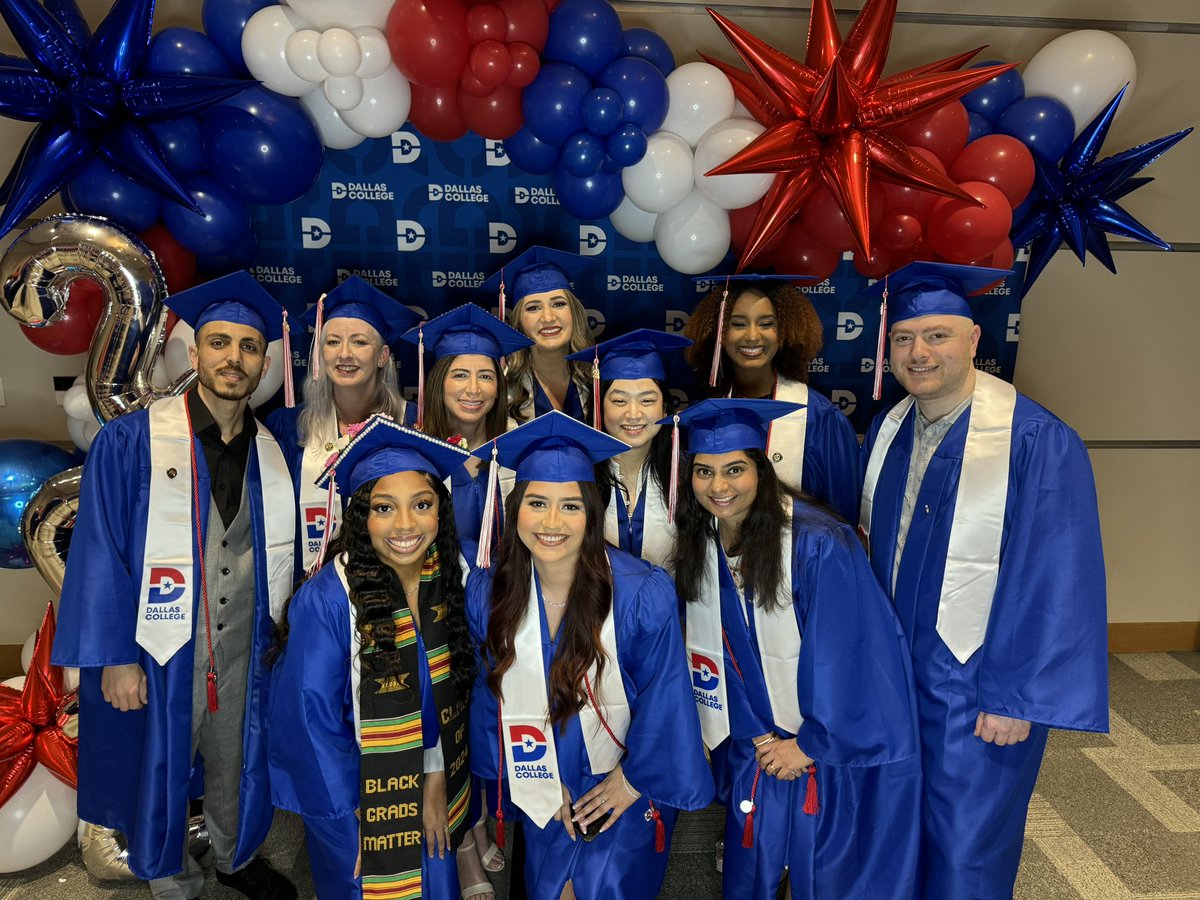 We just wrapped up day 2 of our commencement ceremonies. While this marks the end of these students' journey at @dallascollegetx, their next adventure is just beginning. Say hello to the future leaders, innovators, & advocates for our Dallas County community! #DallasCollegeProud