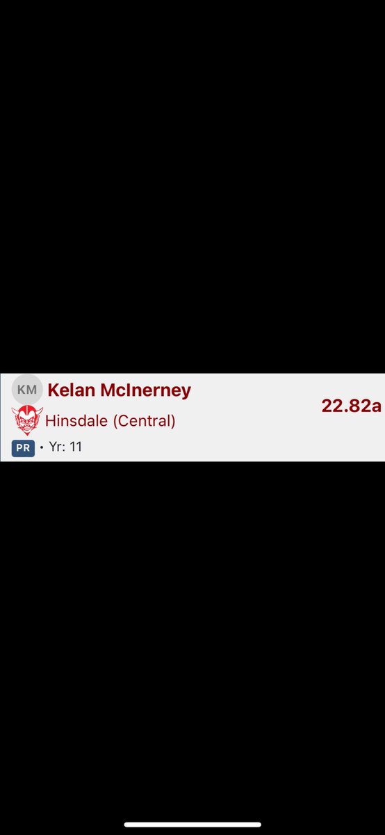 In the WSC Championship I ran the 100m (11.15) and the 200m (22.82). <a href="/HCRedDevilFB/">Hinsdale Central Red Devil Football</a> <a href="/ThisIsHCHS/">Hinsdale Central HS</a> <a href="/hcfootball/">Hinsdale Central Football Club</a> <a href="/runHCXC/">HCXC + TF</a>