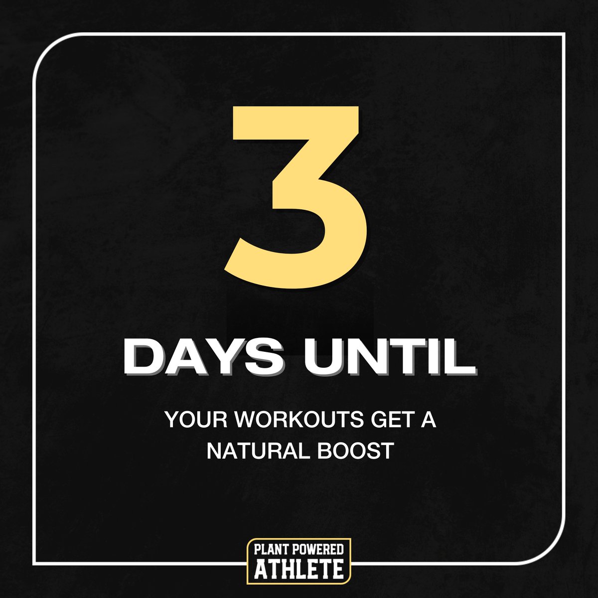 🌟 Just 3 Days Left - Are You Ready to Elevate Your Fitness? 🌱

Countdown with us as we're about to boost your workouts with the purest, most powerful plant-based innovation yet. 

Your fitness regime will never be the same!

#plantpoweredathlete #plantbasedprotein #plantbas...