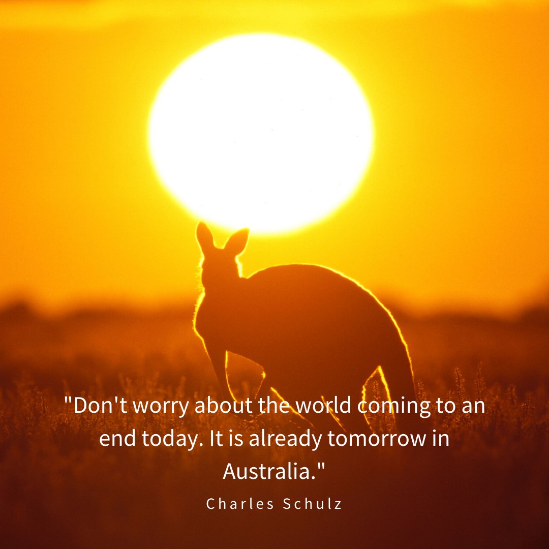 “Don’t worry about the world coming to an end today. It is already tomorrow in Australia”. – Charles Schulz

Perspective is helpful.

#funny #joke #meme #funnymeme #hilarious #instagood
 #keepingitrealestate #therealREALTOR #everythingturnstoSOLD