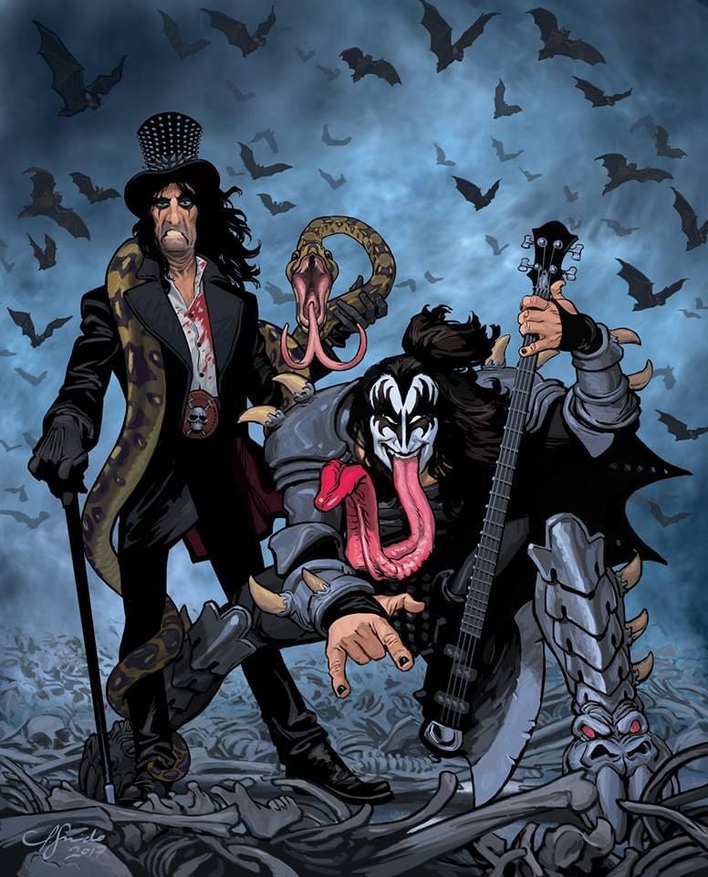 Alice Cooper & #TheDemon Art 👅