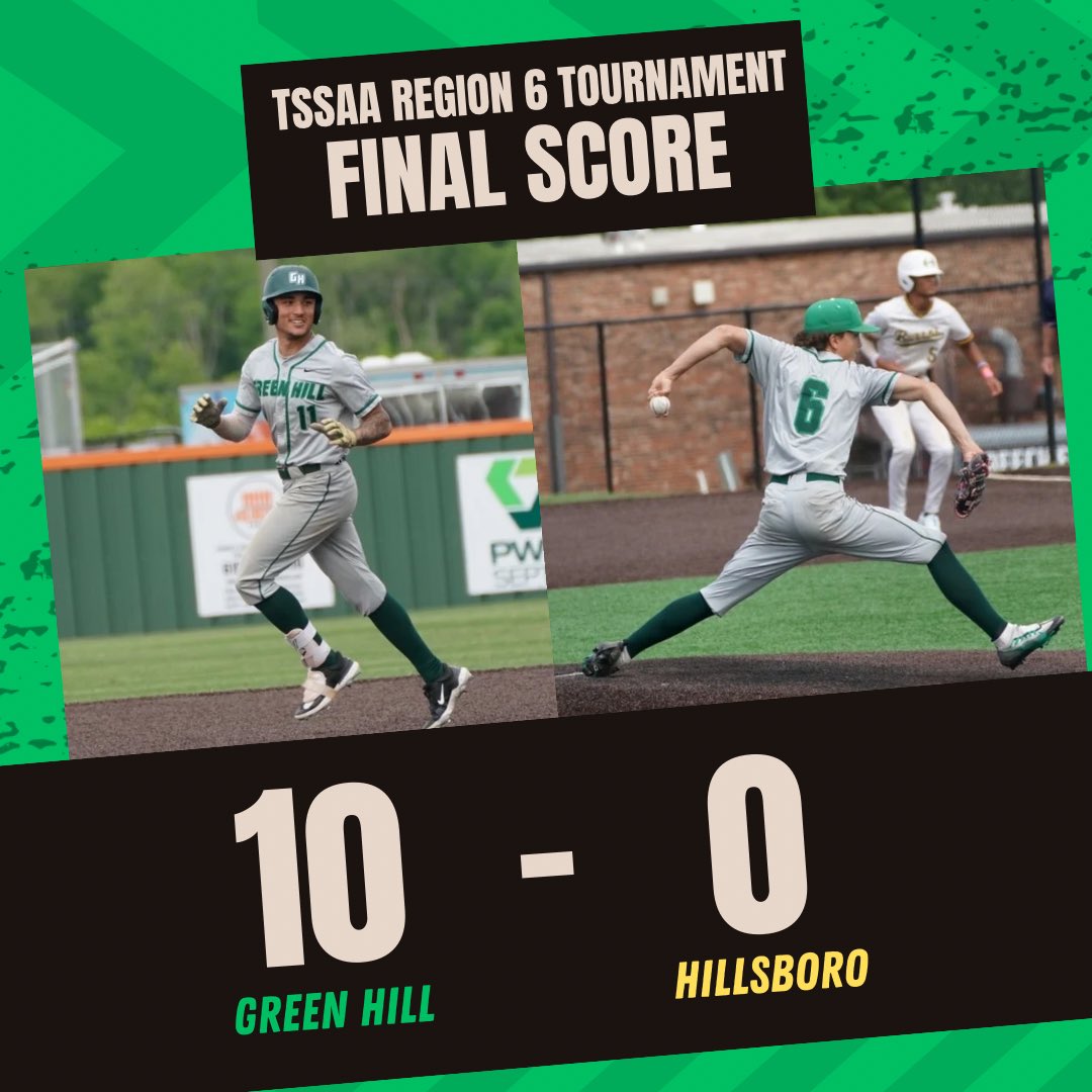 Hawks kicked off the TSSAA Region 6 Tournament with a dominating win over Hillsboro. C. Craver was locked in on the mound, delivering a 2 hit complete game shutout with 11 Ks. D. Waller hit two home runs, a solo and grand slam, and led the team with 5 RBIs. Hawks take on the…