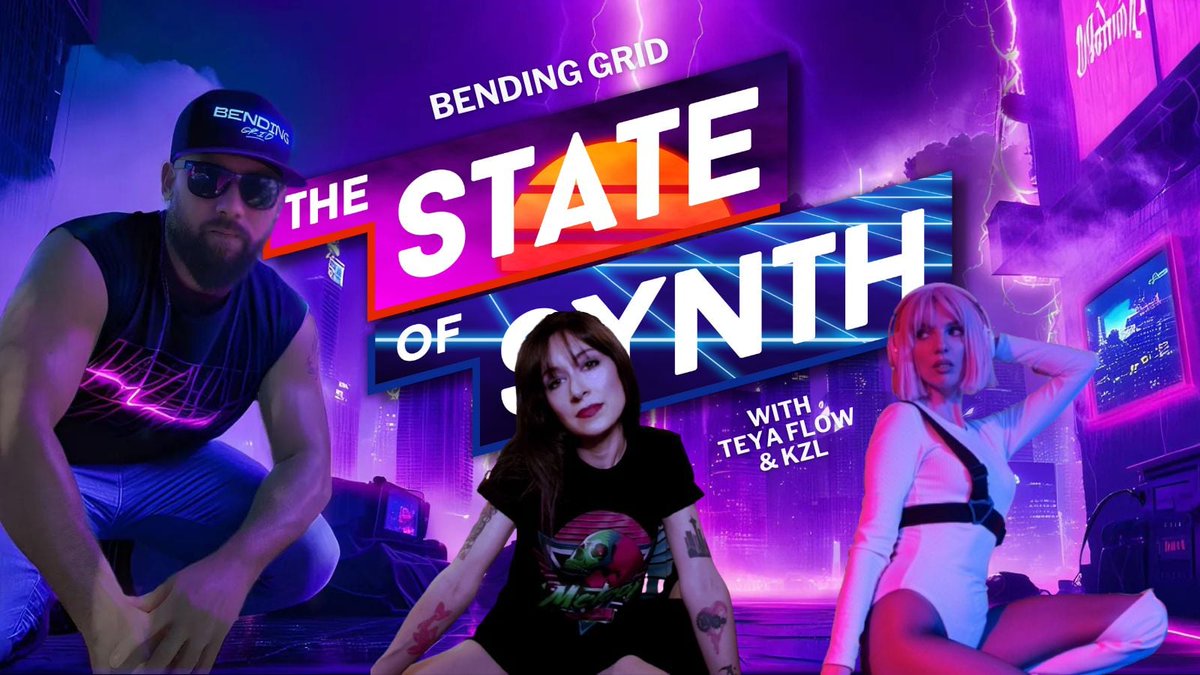 Thursday May 16th, @TheStateOfSynth will have the most insane guests. @BendingGrid will join us along with incredible artists who collaborated on this batshit insane album 'Parallax'. bendinggrid.bandcamp.com/album/parallax