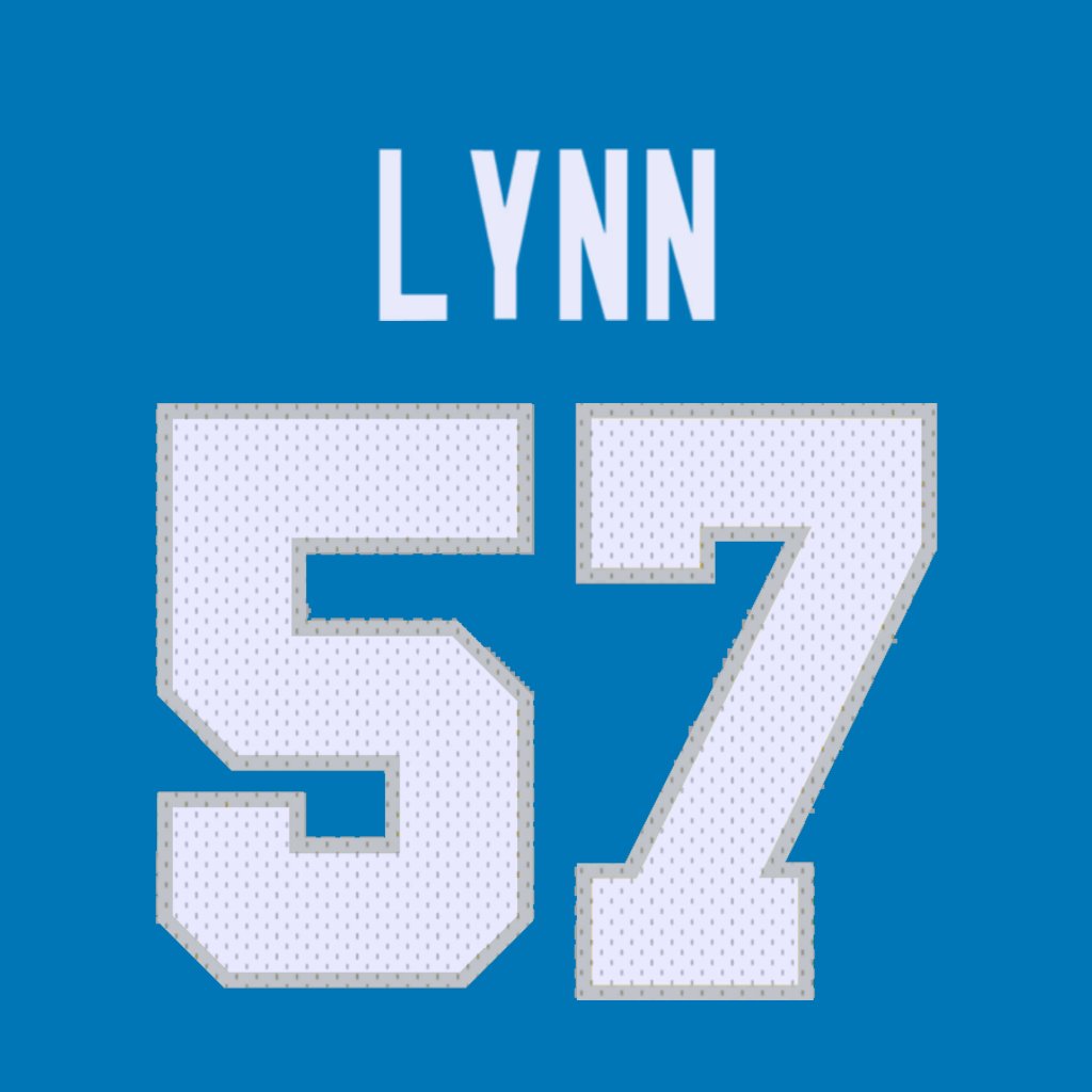 Detroit Lions DE Nate Lynn (@natelynn99) is wearing number 57. Last assigned to Anthony Pittman. #OnePride
