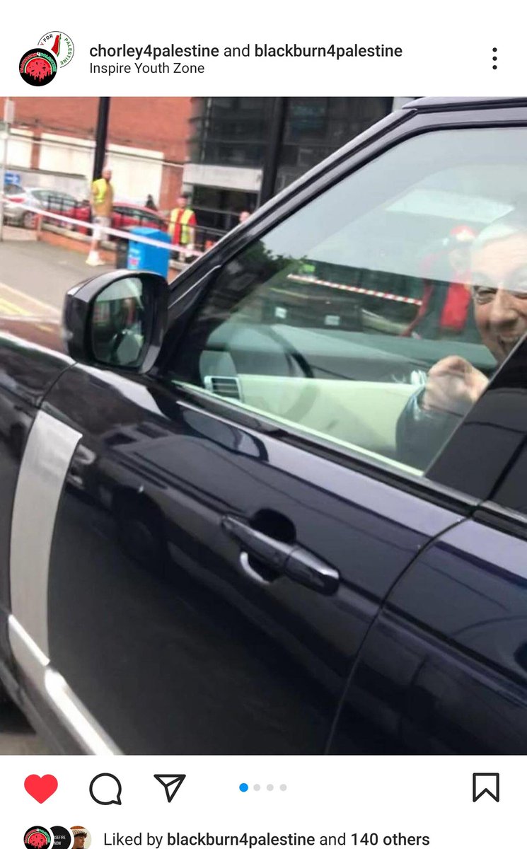 Lindsay Hoyle, Speaker of the House of Commons and Chorley MP, here today laughing at a woman asking why he doesn't care about 14,500 dead palestinian children.