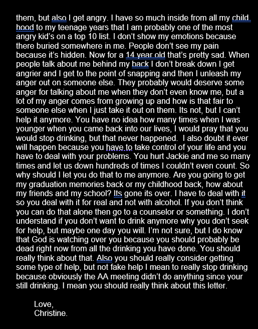 KarenUlrich_DID's tweet photo. I found documents being in contempt, Joe was $50K+ arrears in #childsupport, police records for #domesticviolence. I sent a letter to #JudgeDemling #DuPageCountyIL #registeredmail that required signature thus forced part of court record. A letter my daughter wrote 9.22.2009. https://t.co/fFDvjaJ7gi