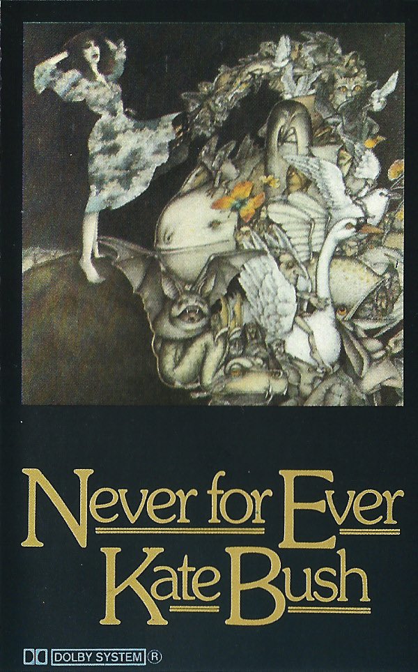 Never for Ever cassette covers