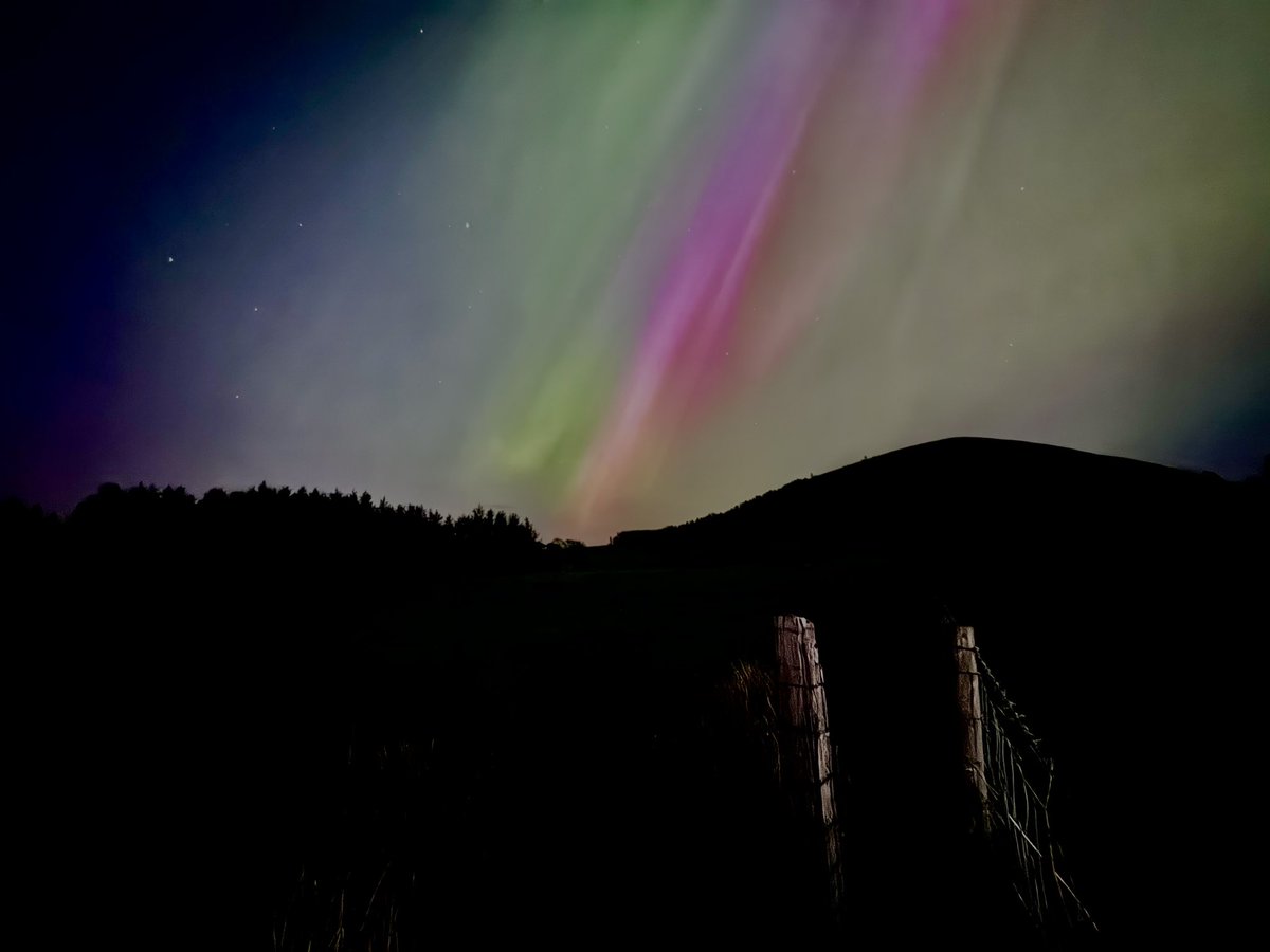 The #NorthernLights over #Matterdale in the #LakeDistrict.