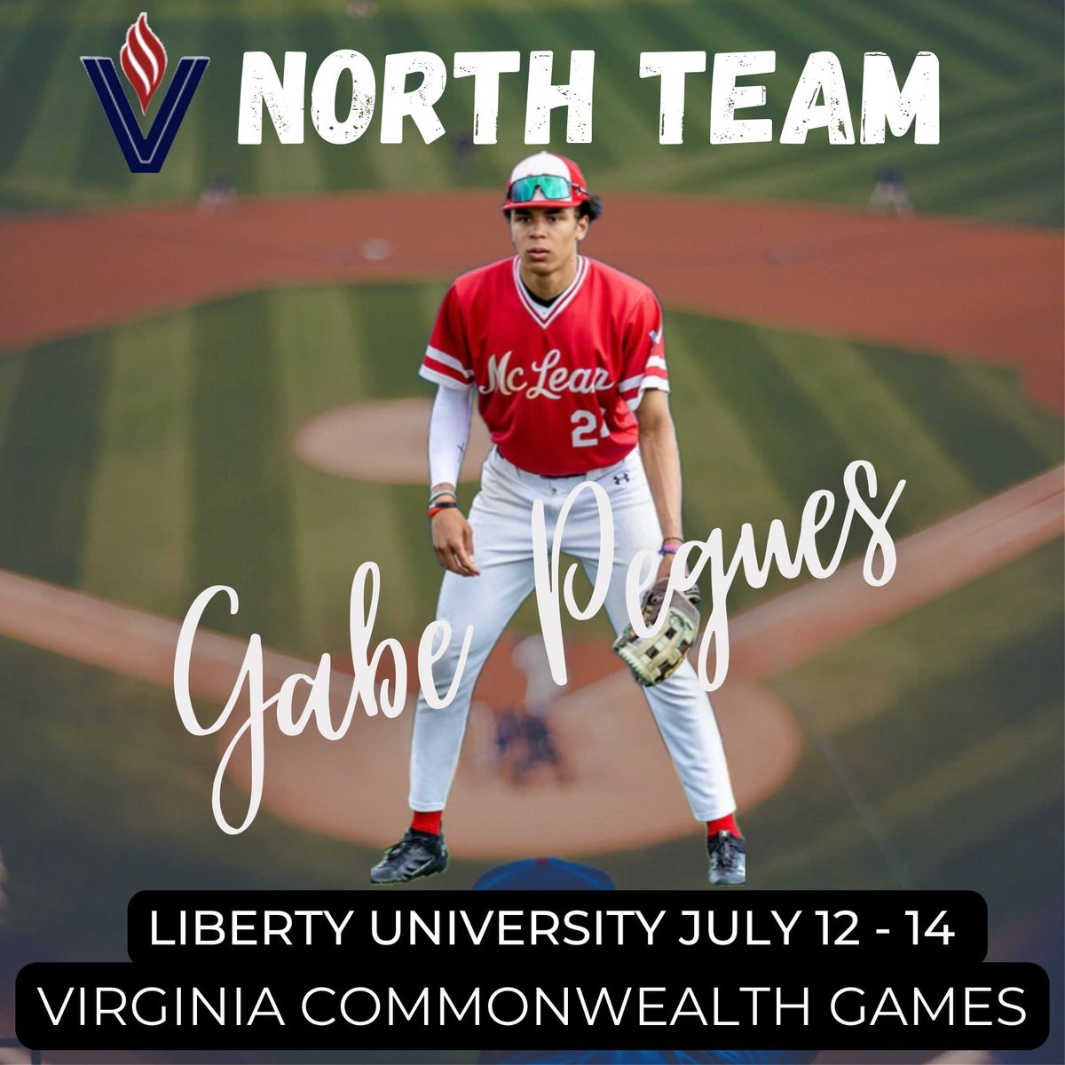 Virginia Commonwealth Games North (@vcgnorth) on Twitter photo Welcome aboard Gabe! This kid can fly and cover a lot of ground in the outfield.
<a href="/gabrielpegues25/">Gabriel Pegues</a> <a href="/McLeanBaseball/">Highlander Baseball</a> Welcome aboard Gabe! This kid can fly and cover a lot of ground in the outfield.
<a href="/gabrielpegues25/">Gabriel Pegues</a> <a href="/McLeanBaseball/">Highlander Baseball</a>