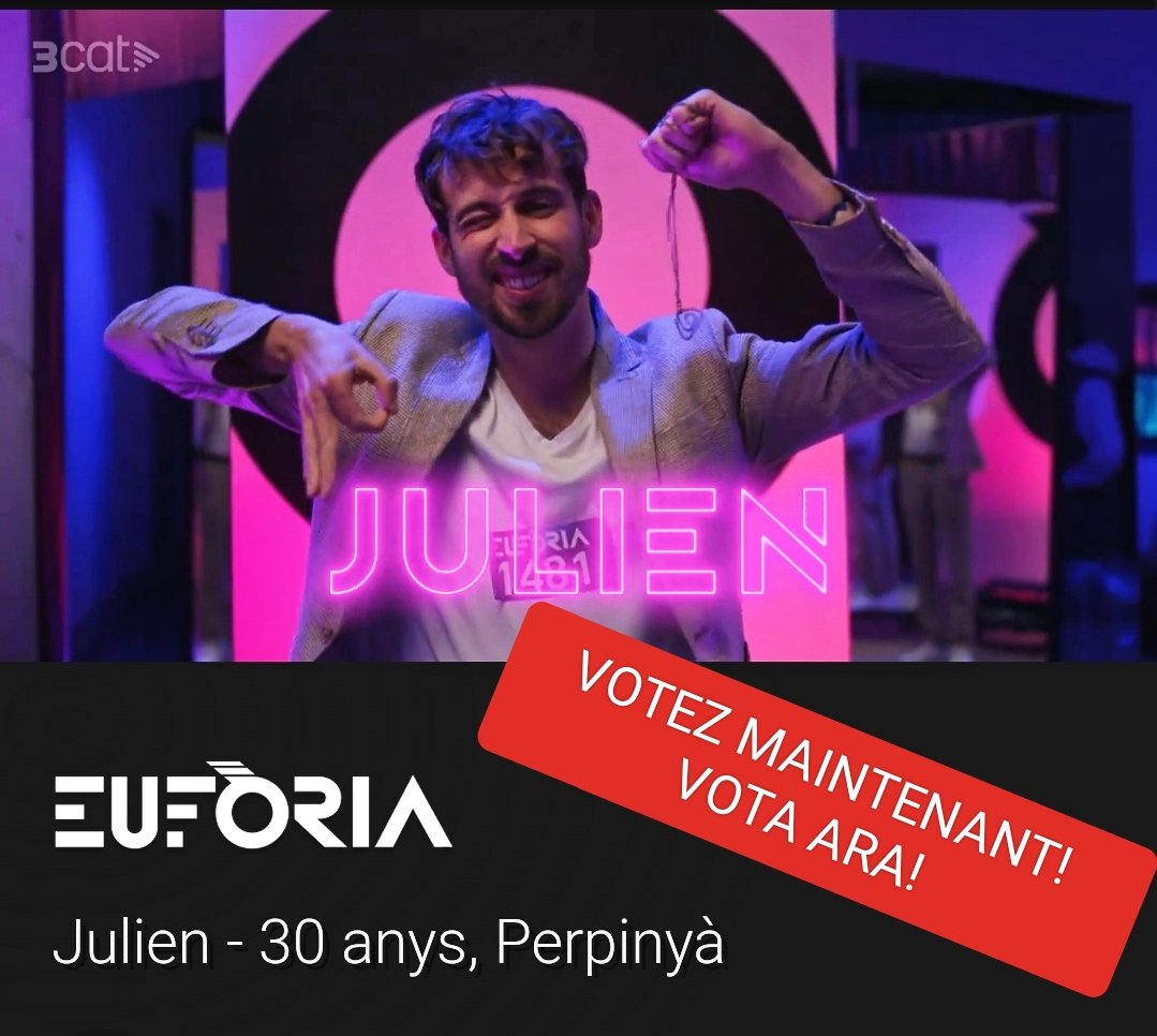 Vota ara! #Euforia #Julien ccma.cat/3cat/euforia/f…