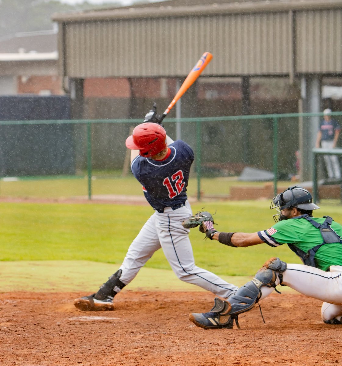 Big Day for Patriot Fr Eli Tidwell. 
3💣💣💣’s &amp; 6 RBI’s to lead NWSCC to a 15-3 win. Pats will continue play tomorrow at 7:00 pm