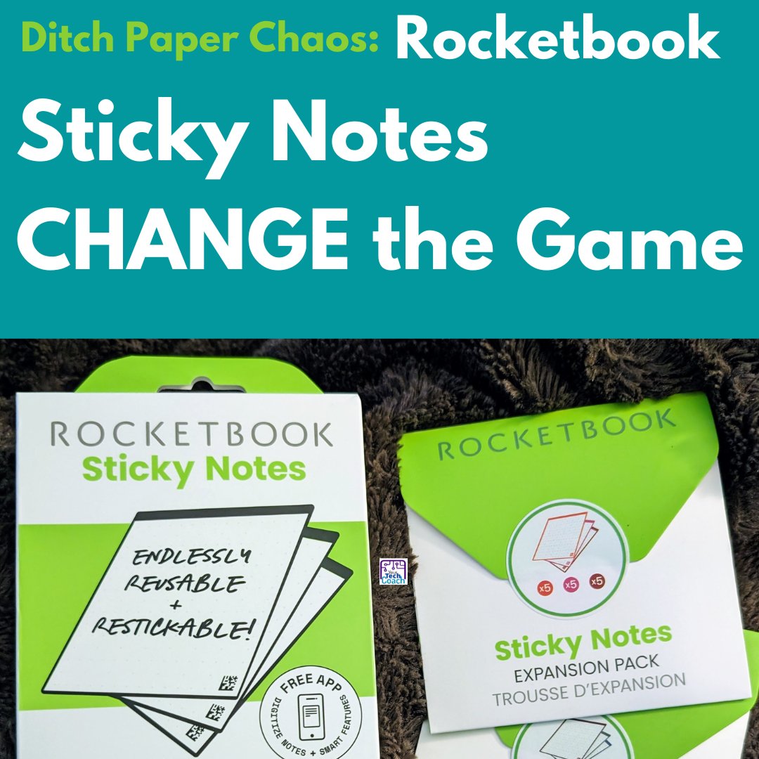 Ditch Paper Chaos: Rocketbook Sticky Notes CHANGE the Game (Paperless Productivity)

youtube.com/watch?v=LSWaX_…

#rocketbook, #ReusableStickyNotes, #YourTechCoach, #ProductivityTips