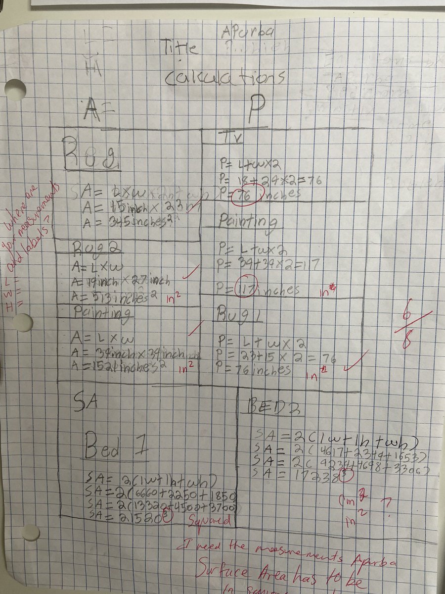 Students in Ms. Vu’s class designed their own bedrooms to demonstrate measurement skills. It is very important to provide authentic math learning tasks to Ss to help them understand relevance of math in the real world. 👏@LC1_TDSB @TDSBmath