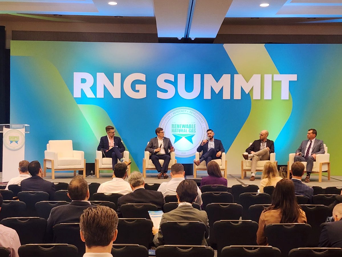 ce_renewables's tweet photo. Clean Energy's VP of Renewables, Sean Wine, spoke at the #RNGSummit this week. Discussions explored Low Carbon Fuels policies: “We are making progress, but we have a way to go. The LCFS has resulted in over 25 billion gallons of petroleum being displaced." #RenewableNaturalGas https://t.co/Ip9viItwSd