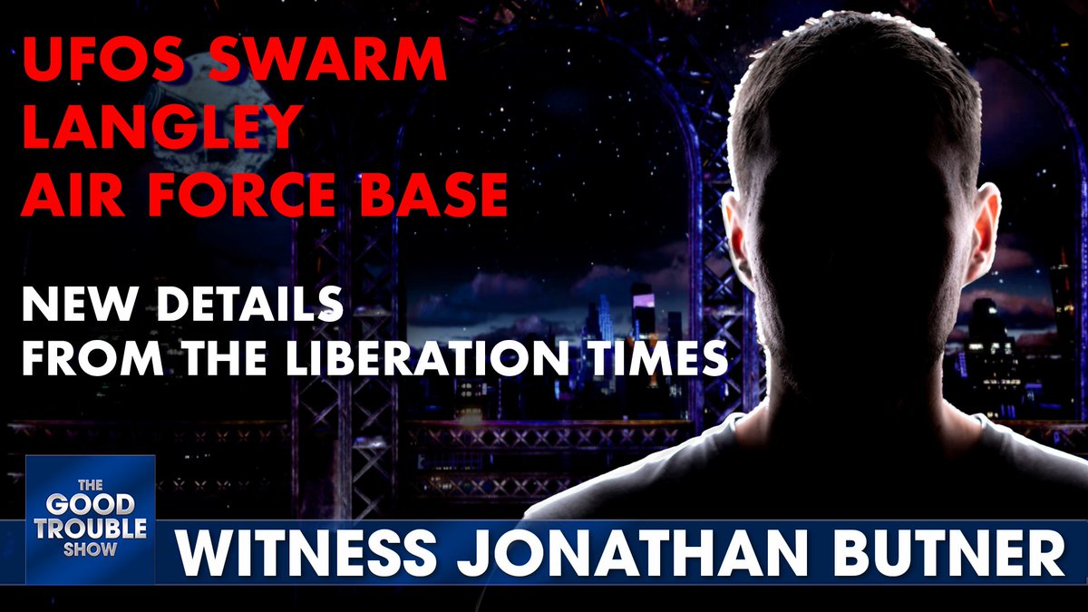 🔥Saturday, May 11th, Noon Pacific The @LiberationTimes will release new developments on the #UAP / #UFO swarm over Langley Air Force Base, & Jonathan Butner, who witnessed & filmed the #UFOs, will join us. CLICK 👇 youtube.com/live/cI6OQ3onE… #ufotwitter #uapx #ufox #uaps…