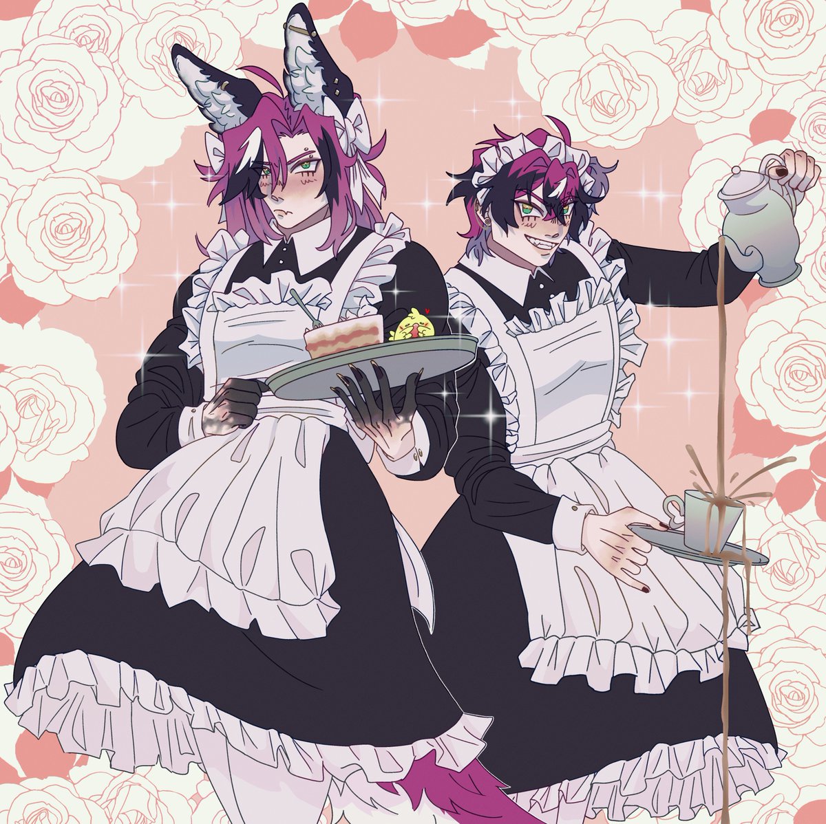 magenta maids for maid day!!✨

#Dropsights