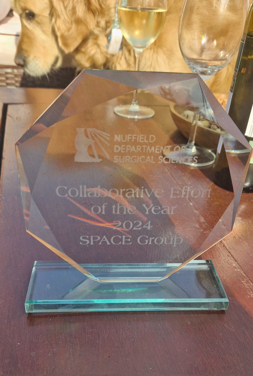 Super chuffed that our #SPACE_Study group won #TeamOfTheYear award 🏆🥳🏅 at #NDSAwayDay2024!!

Been a gr8 yr or two for #spatialbiology in #ProstateCancer-really pleased that our team got this recognition! Thanks @NDSurgicalSci👏

youtu.be/YdzF0-PFXhc?si…

molecular-cancer.biomedcentral.com/articles/10.11…