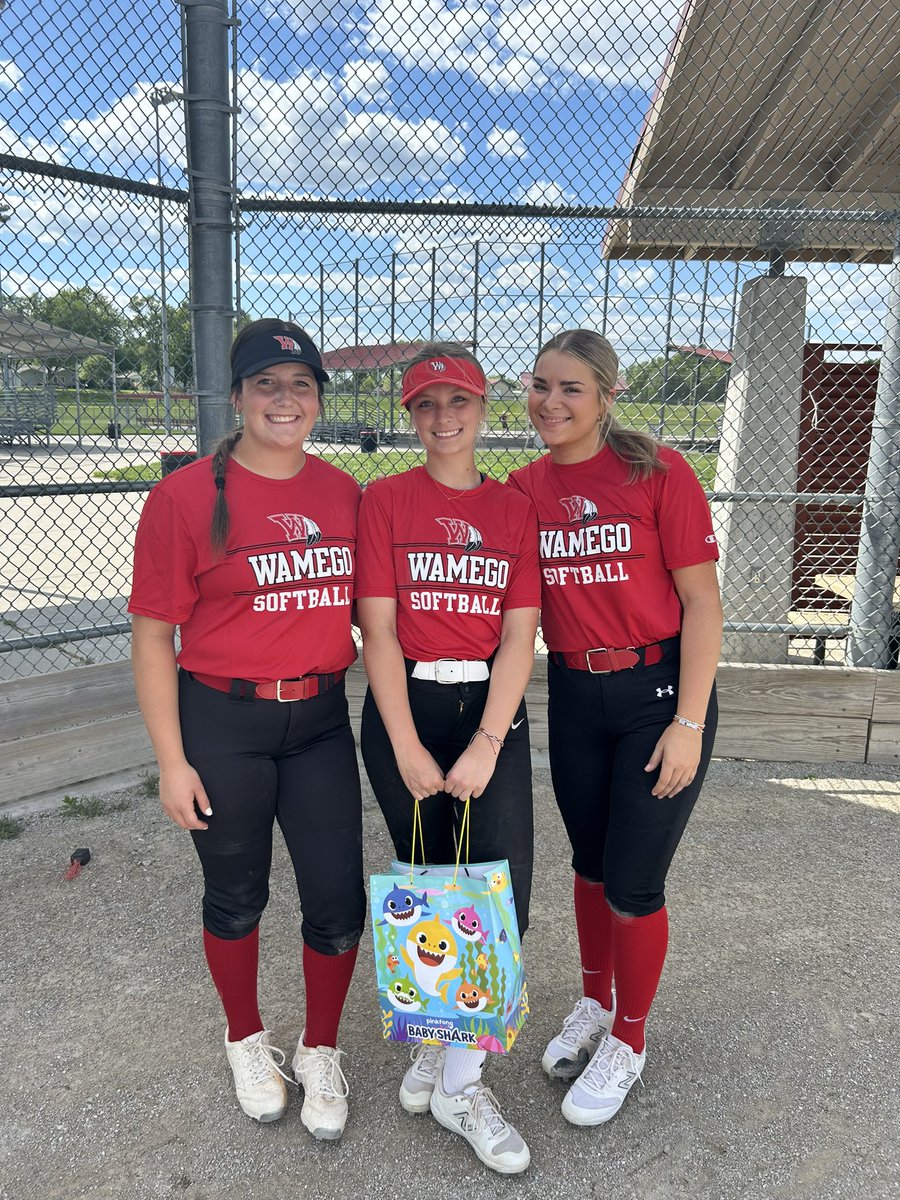 Today we showed some love to the toughest dude on the field our catcher <a href="/KyraO2334/">Kyra</a>. She has caught all 24 games, 2,246 pitches 4 no hitters, 1 perfect game. Multiple blows to the head, neck, chest and shins! Never complains and tough as nails!!